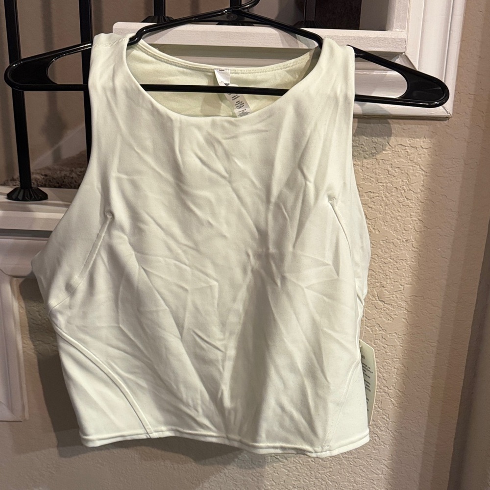 Lululemon Athletica Cream Crop Top